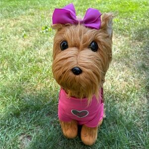 Nickelodeon JoJo Siwa BowBow the Dog Plush 17" Pillow Buddy Pink Sequin Dress